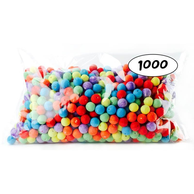 Sachet de boules de cotillon multicolores - 1000 : : Cuisine et  Maison